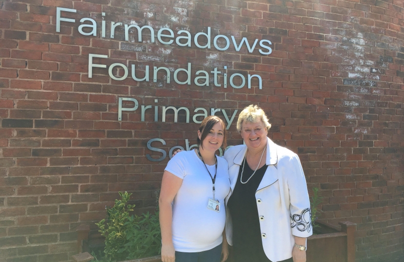 Heather Wheeler MP with Miss Charlotte Bartlam