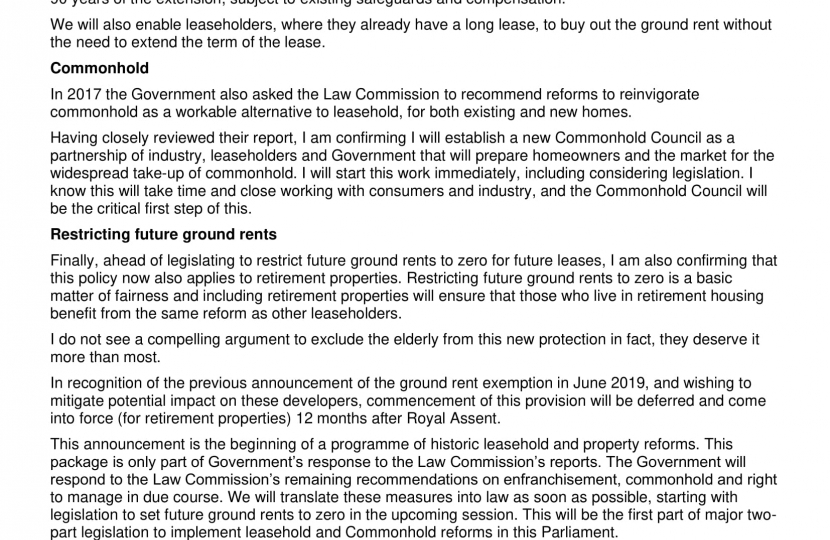 leasehold reform 1