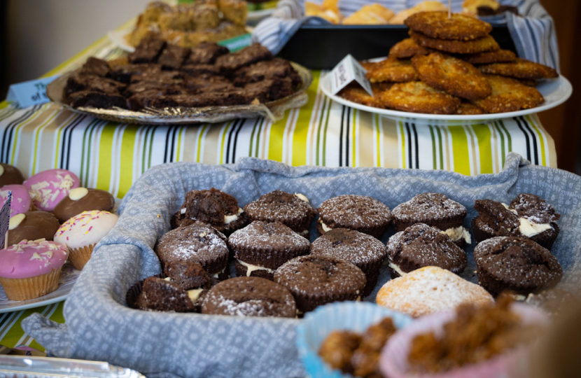 Cakes at the Macmillan Coffee morning