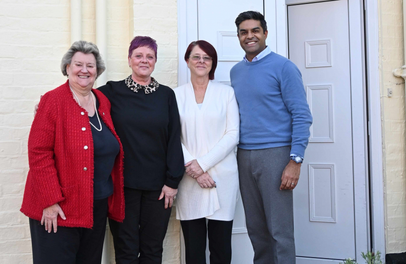 Heather Wheeler with Staff at Stanton Manor