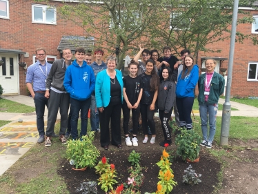 Heather Wheeler MP and members of the NCS