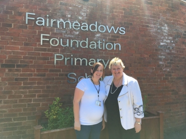 Heather Wheeler MP with Miss Charlotte Bartlam