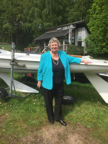 Heather visits Burton Sailing Club 
